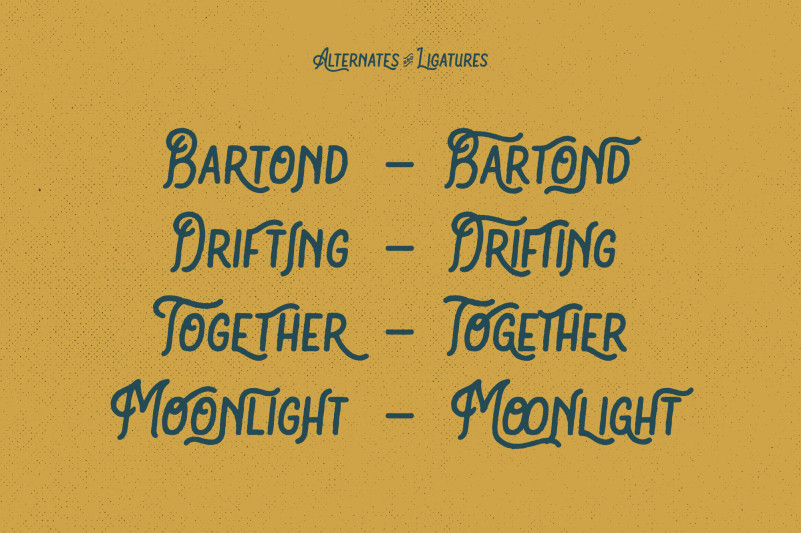 Bartond Display Font