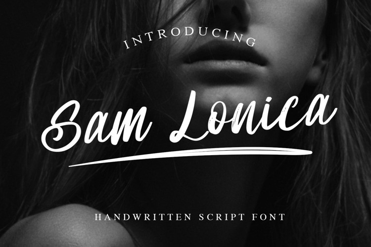 Sam Lonica Brush Font