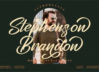 Stephenson Brandon Brush Font