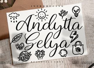 Andytta Selya Script Font