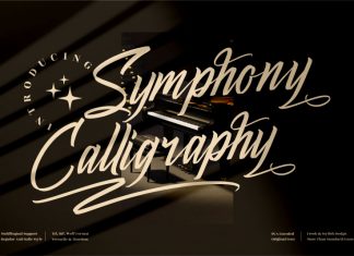 Symphony Calligraphy Script Font