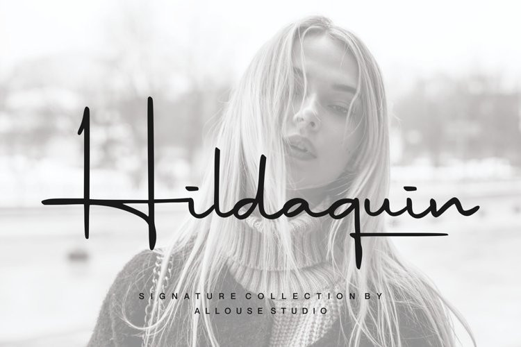 Hildaquin Handwritten Font