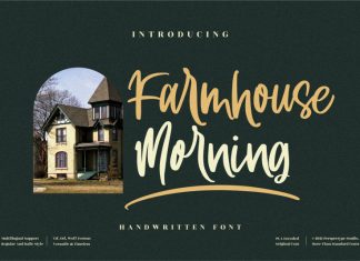 Farmhouse Morning Handwritten Font