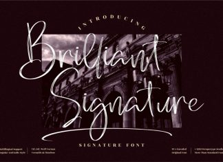 Brilliant Signature Script Typeface