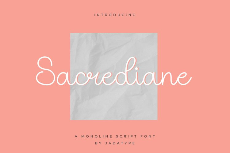 Sacrediane Handwritten Font