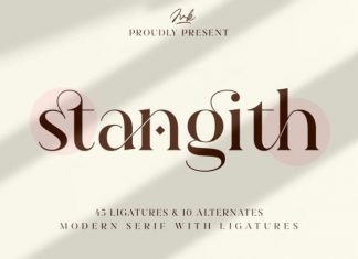 Stangith Sans Serif Font