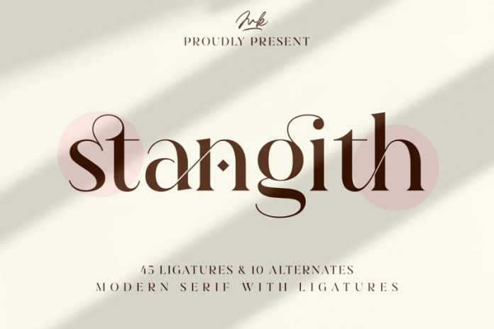 Stangith Sans Serif Font