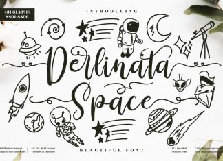 Derlinata Space Script Font