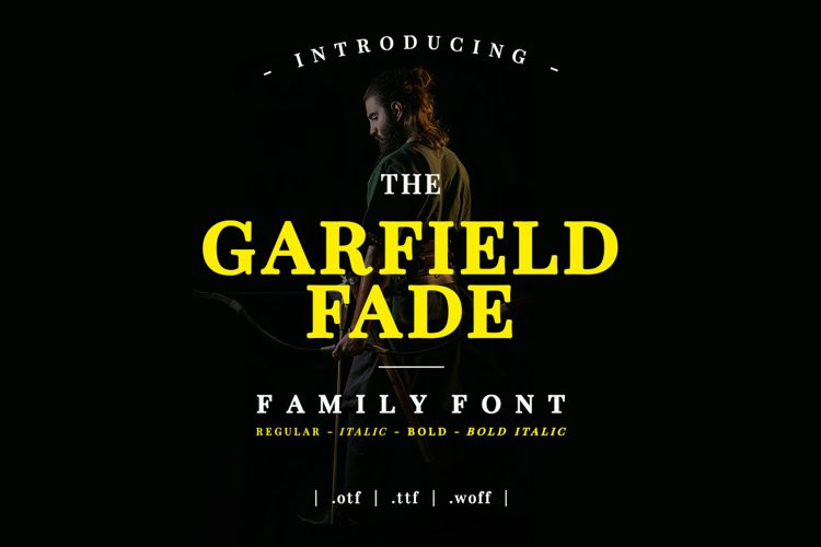 Garfield Fade Serif Font