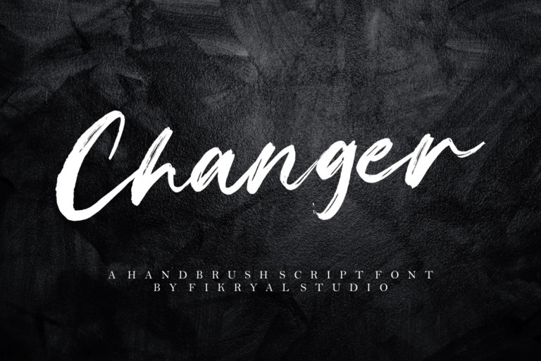 Changer Brush Font