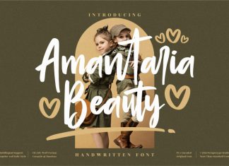 Amantaria Beauty Handwritten Font