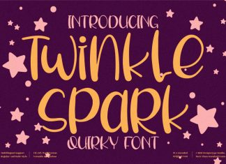 Twinkle Spark Display Font
