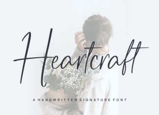 Heartcraft Handwritten Font