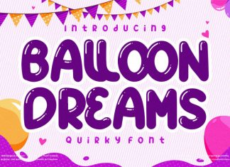 Ballon Dreams Display Font
