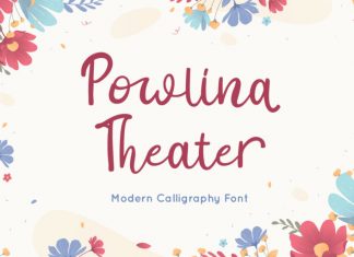 Powlina Theater Script Font