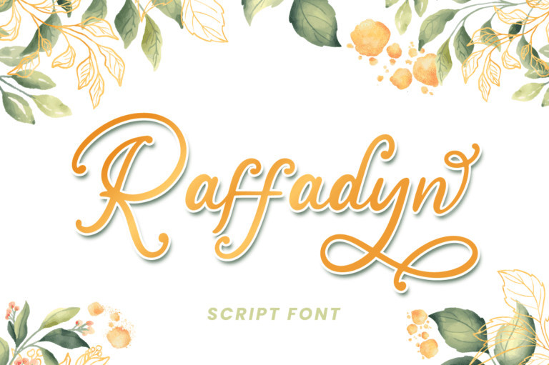 Raffadyn Calligraphy Font