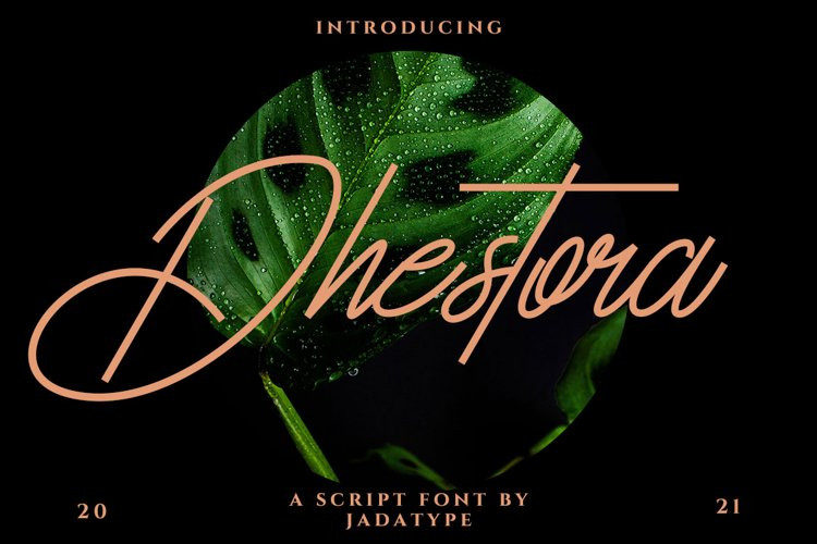 Dhestora Handwritten Font