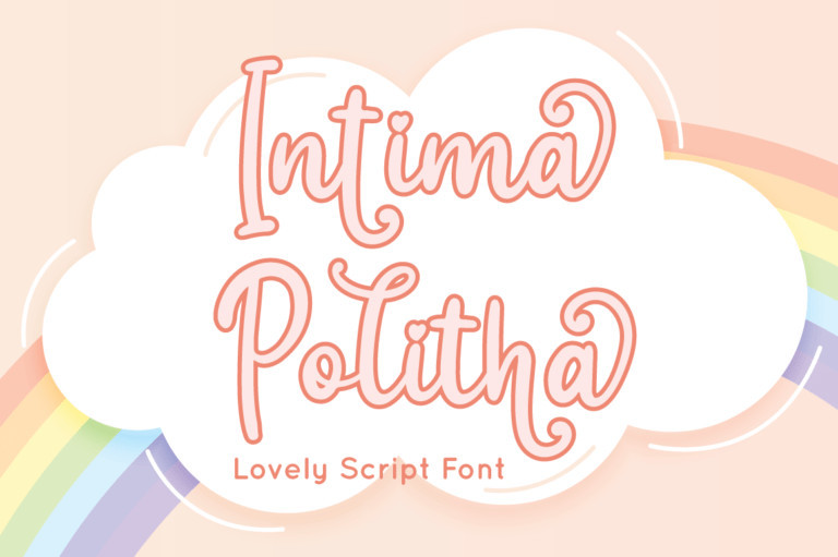 Intima Politha Script Font