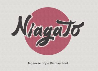 Niagato Brush Font