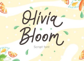 Olivia Bloom Handwritten Font