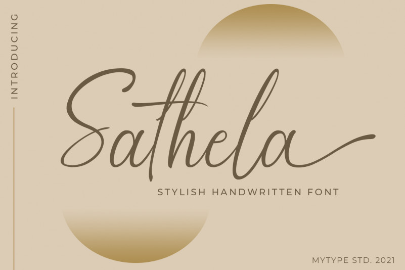 Sathela Script Font