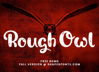 Rough Owl Display Font