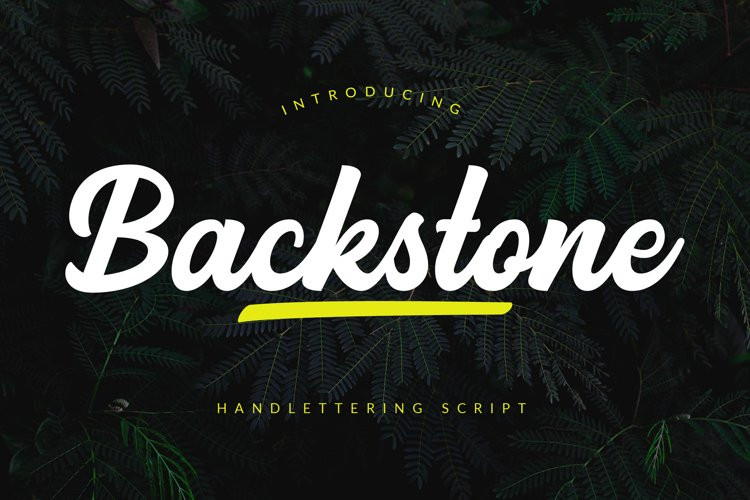 Backstone Script Font