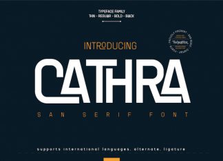 Cathra Sans Serif Font