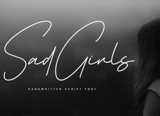 Sad Girls Handwritten Font