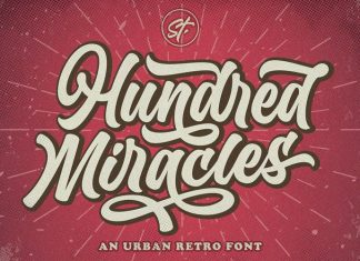 Hundred Miracles Script Font