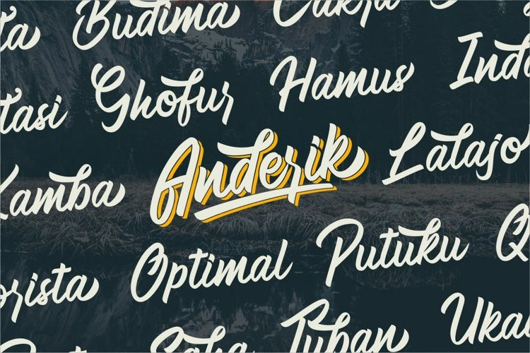 Anderik Script Font