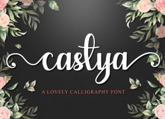 Castya Script Font