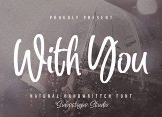 With You Brush Font