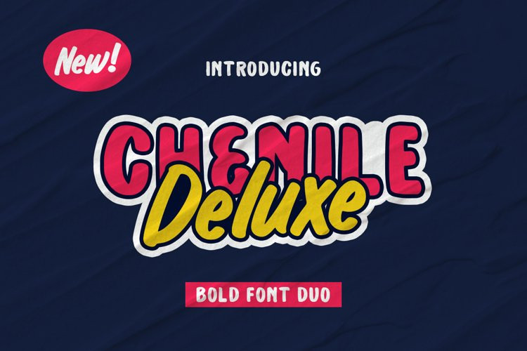 Chenile Deluxe Display Font