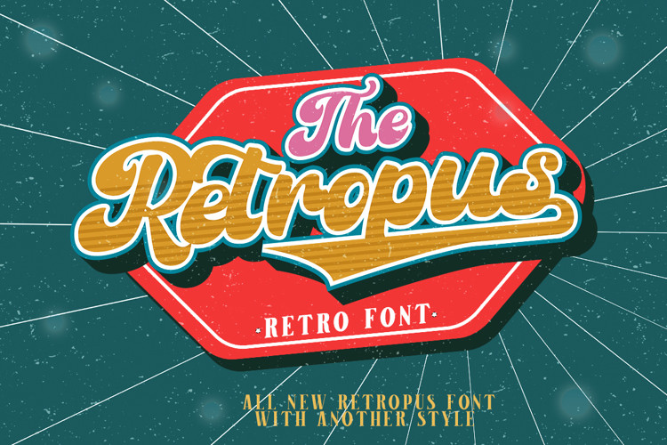 Retropus Script Font