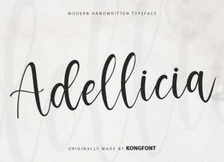 Adellicia Script Font