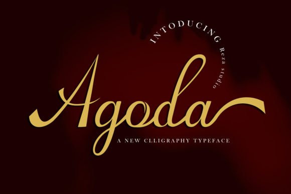 Agoda Calligraphy Font