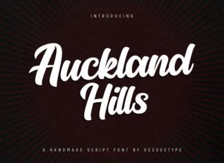 Auckland Hills Script Font