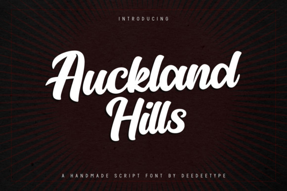 Auckland Hills Script Font