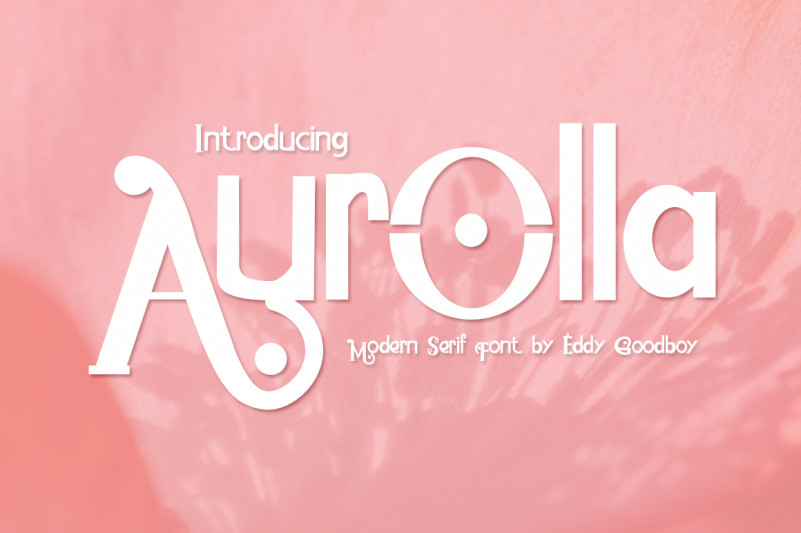 Aurolla Display Font