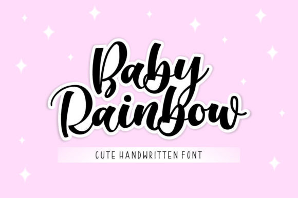 Baby Rainbow Script Font