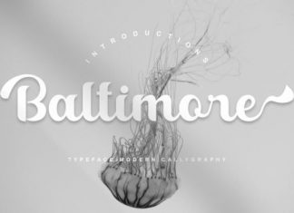 Baltimore Script Font