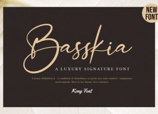 Basskia Script Font