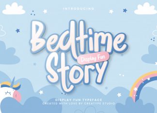 Bedtime Story Display Font