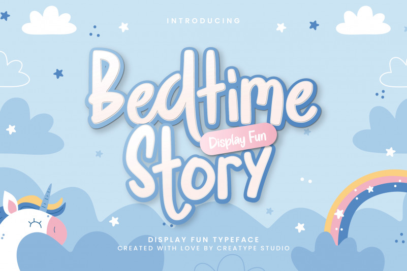 Bedtime Story Display Font