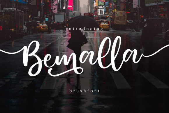 Bemalla Calligraphy Font