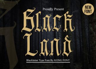 Black Land Blackletter Font