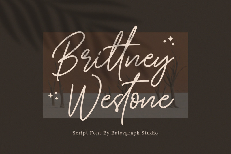 Brittney Westone Handwritten Font