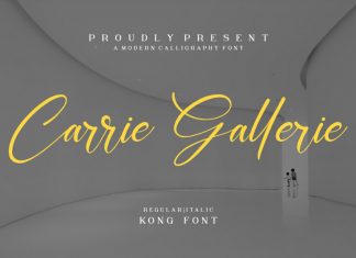 Carrie Gallerie Script Font