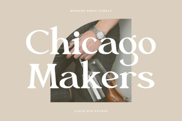 Chicago Makers Serif Font